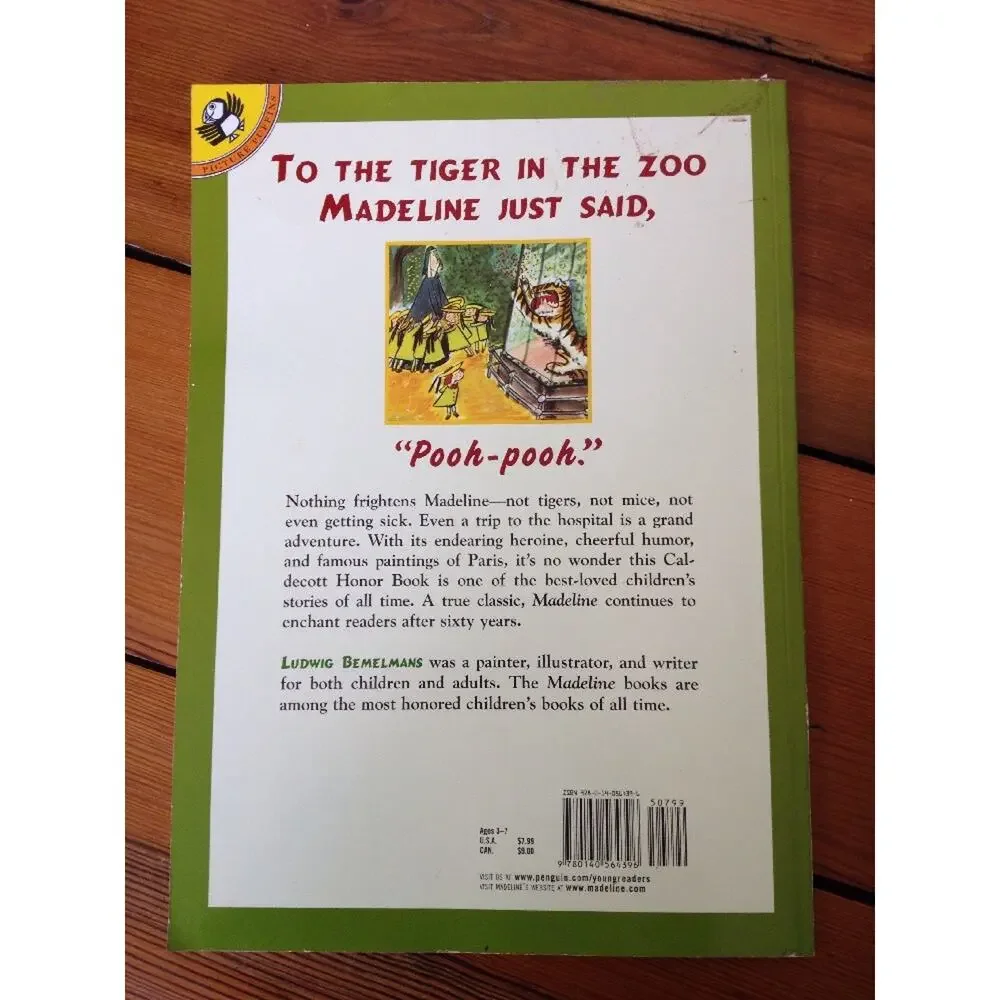 Madeline by Ludwig Bemelmans 2000 Paperback Picture Book